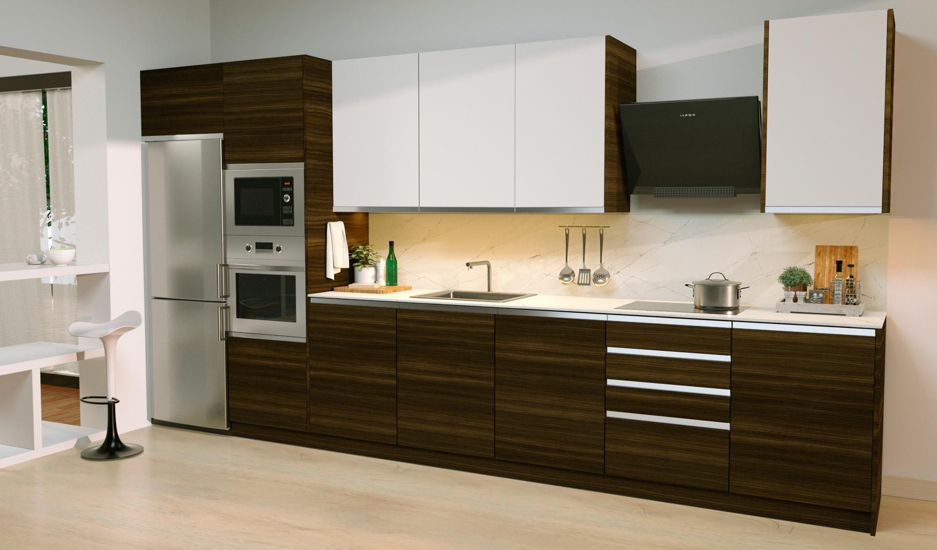 Puerta de Cocina Berna Eucalipto Tineo - Image 2