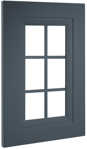Puerta de cocina Vitrina Palillería Grecia Azul Lavanda Seda 315