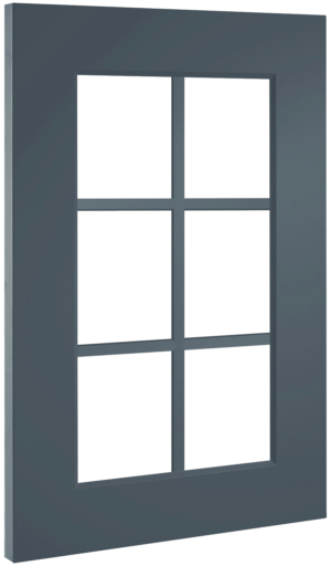 Puerta de cocina Vitrina Palillería Alzira Azul Lavanda Seda 315