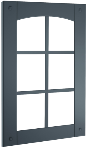 Puerta de cocina Vitrina Palillería Greco T Azul Lavanda Seda 315