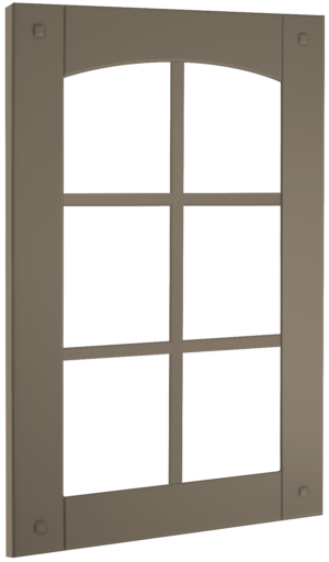 Puerta de cocina Vitrina Palillería Greco T Habana Seda 310