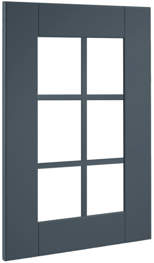 Puerta de cocina Vitrina Palillería Maella Azul Lavanda Seda 315
