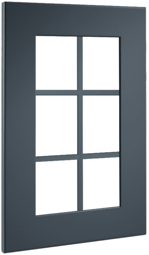 Puerta de cocina Vitrina Palillería Madrid Azul Lavanda Seda 315