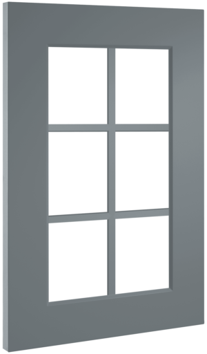 Puerta de cocina Vitrina Palillería Alzira Gris Arteo Seda 314