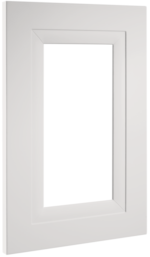 Puerta de cocina Vitrina Grecia Blanco Polar Seda 78