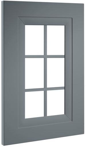 Puerta de cocina Vitrina Palillería Grecia Gris Arteo Seda 314