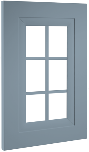 Puerta de cocina Vitrina Palillería Grecia Azul Claro Seda 79