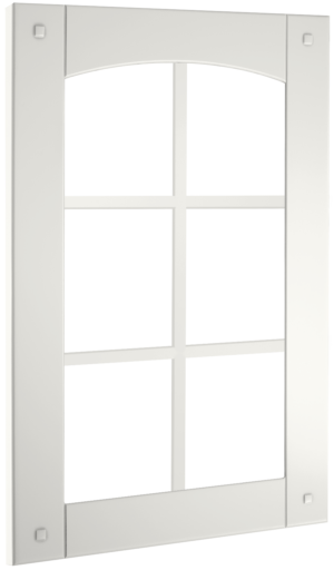 Puerta de cocina Vitrina Palillería Greco T Marfil Seda 302