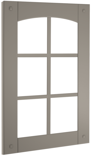 Puerta de cocina Vitrina Palillería Greco T Greda Seda 309