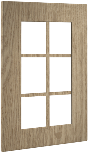 Puerta de cocina Vitrina Palillería Madrid Halifax Natural 90