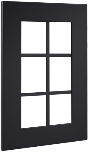 Puerta de cocina Vitrina Palillería Arosa Basalto Seda 306
