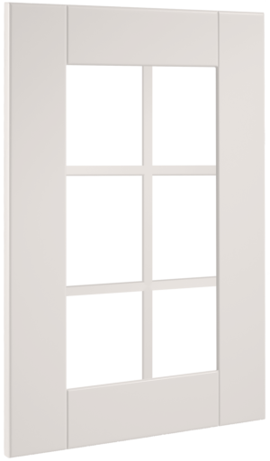 Puerta de cocina Vitrina Palillería Maella Blanco Roto Seda 51