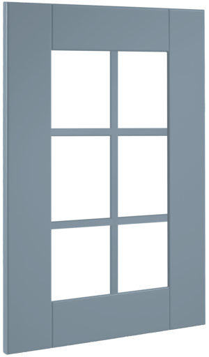 Puerta de cocina Vitrina Palillería Maella Azul Claro Seda 79