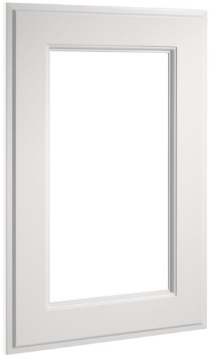 Puerta de cocina Vitrina Málaga Blanco Polar Seda 78