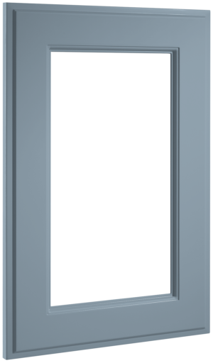Puerta de cocina Vitrina Málaga Azul Claro Seda 79
