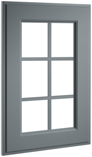 Puerta de cocina Vitrina Palillería Málaga Gris Arteo Seda 314