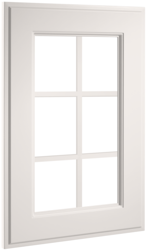 Puerta de cocina Vitrina Palillería Málaga Blanco Roto Seda 51