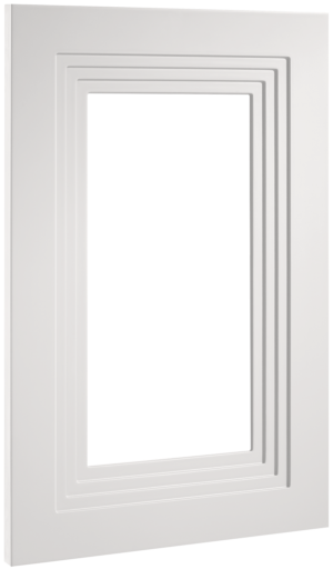 Puerta de cocina Vitrina Nantes Blanco Polar Seda 78