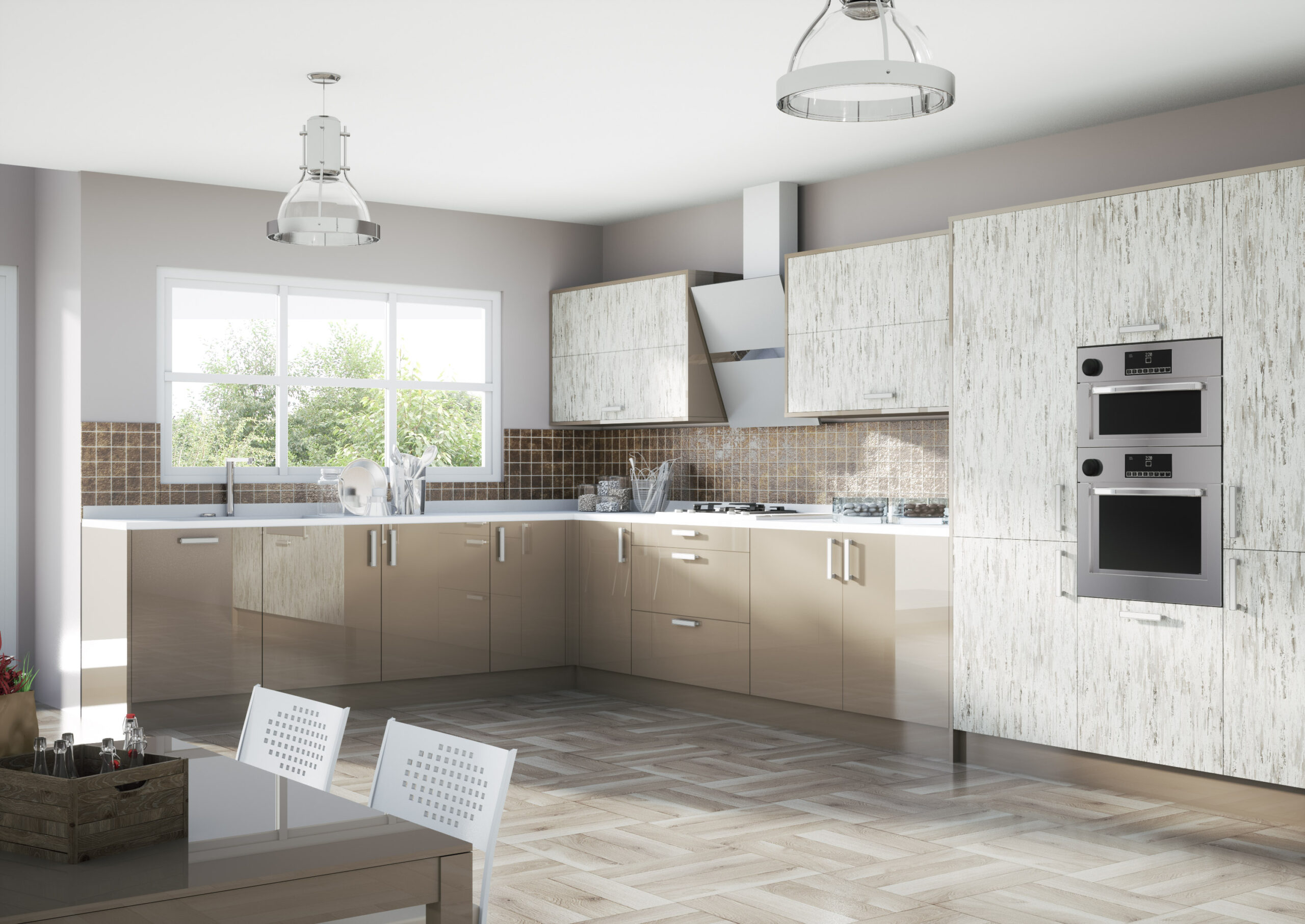 Puerta de cocina Aruba Touch Terra Alto Brillo - Imagen 2