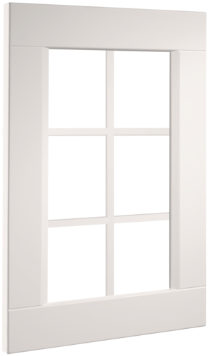 Puerta de cocina Vitrina Palillería Vilanova Blanco Roto Seda 51