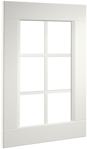 Puerta de cocina Vitrina Palillería Vilanova Marfil Seda 302
