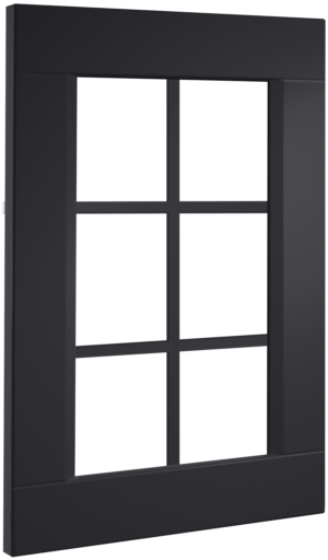 Puerta de cocina Vitrina Palillería Vilanova Basalto Seda 306