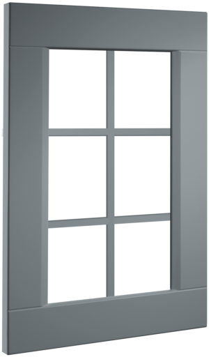 Puerta de cocina Vitrina Palillería Vilanova Gris Arteo Seda 314