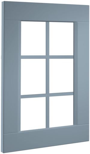 Puerta de cocina Vitrina Palillería Vilanova Azul Claro Seda 79