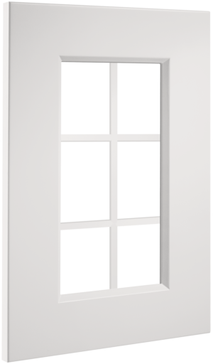 Puerta de cocina Vitrina Palillería Xátiva Blanco Polar Seda 78