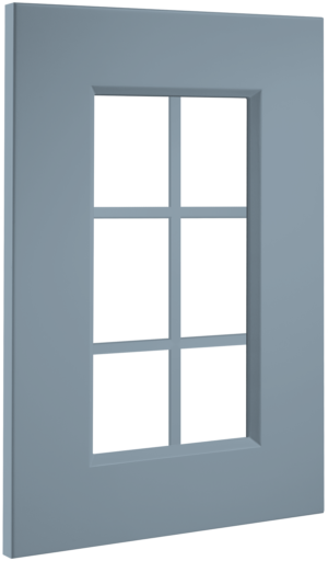 Puerta de cocina Vitrina Palillería Xátiva Azul Claro Seda 79
