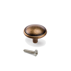 Pomo para Mueble Massanassa - Diámetro 32mm - Zamak Bronce
