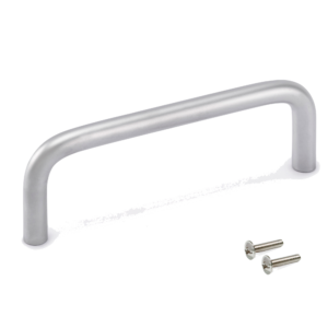 Tirador Para Muebles Castellar - L104mm - Intereje 96mm - Acero Cromado Mate