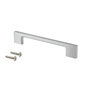 Tirador para Mueble Montreal - L160mm - Intereje 128mm - Zamak Niquel Satinado