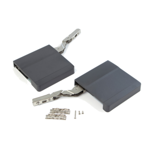 Juego de Compases para Puertas Elevables Agile - 580-1250 - Acero y Plástico Gris Antracita