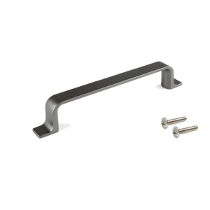 Tirador para Mueble Kobe - L132mm - Intereje 96mm - Zamak Titanio