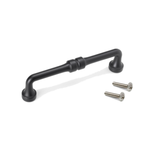 Tirador para Mueble Baghdad - L137mm - Intereje 128mm - Zamak Pintado Negro