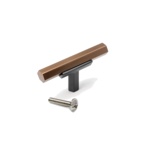 Pomo para Mueble Patna - L60mm - Aluminio Bronce