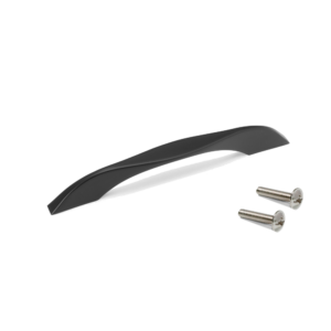 Tirador para Mueble Varna - L181mm - Intereje 160mm - Zamak Pintado Negro