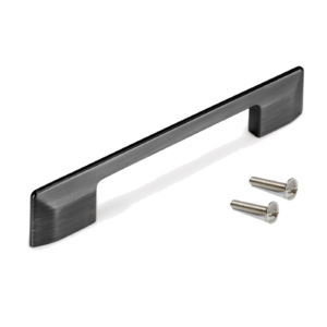 Tirador para Mueble Baltimore - L147mm - Intereje 128mm - Zamak Titanio