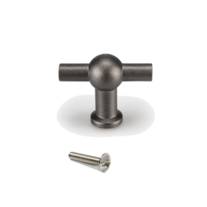 Pomo para Mueble Beirut - L50mm - Zamak Gris Oscuro