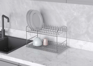 Escurreplatos para Encimera Suprastar, 435x270x275mm Acero Cromado