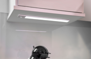 Aplique LED Recargable por USB Kaus Black con Sensor de Movimiento - L240mm - Aluminio Anodizado